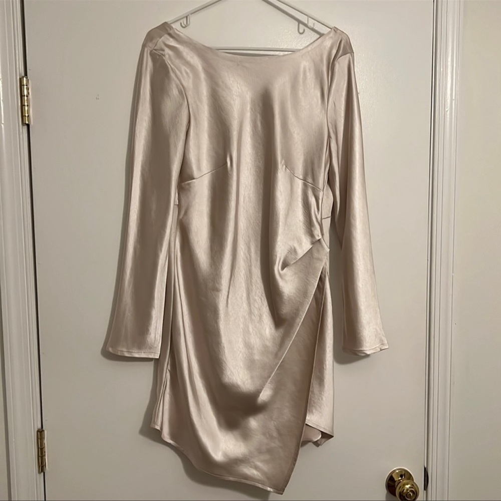 Champagne Silk Dress